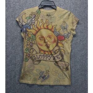 Bee Easy Florida Keys Sloppy Joes Sun Celestial Graphic T-Shirt Tourist Large